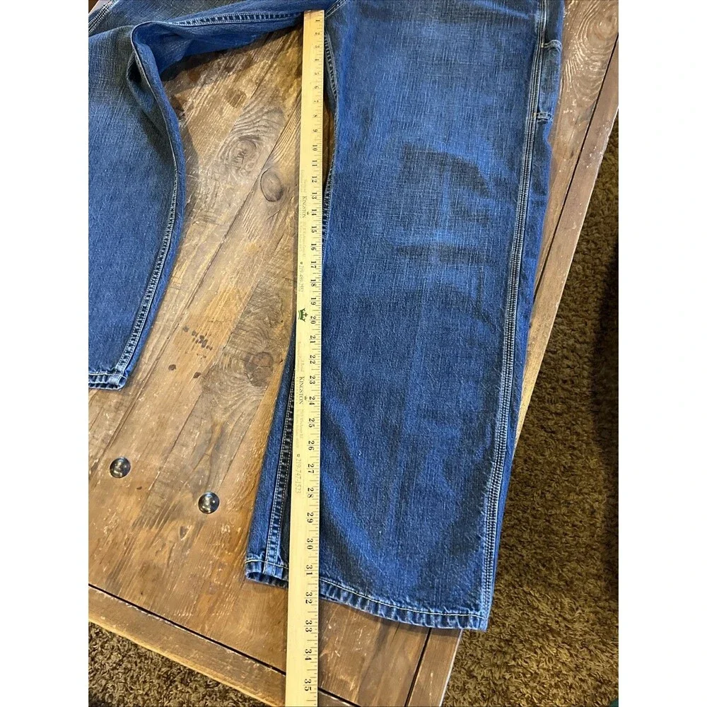 Vintage Levis Jeans Mens 36x32 Carpenter Loose Straight Blue Y2K Baggy Workwear